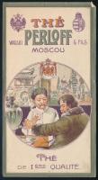 Thé Wassili Perloff & Fils Moscou teás számolócédulája.