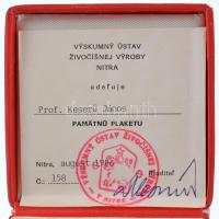 Szlovákia 1996. "Nitra Research Institute of Animal Production / Nitra Vyskumny Ustav Zivocisne...