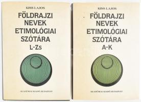 Kiss Lajos: Földrajzi nevek etimológiai szótára. I-II. köt. (A-K, L-Zs). Bp., 1988, Akadémiai Kiadó. Negyedik, bővített és javított kiadás. Kiadói egészvászon-kötés, kiadói papír védőborítóban.