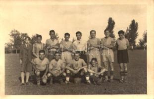 Magyar focisták, labdarúgók / Hungarian sport photo, football team (fl)