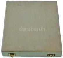 Tóth Sándor (1933-2019) 1973. "Hortobágyi Intéző Bizottság 1963-1973" kétoldalas öntött br...