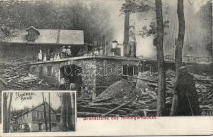 Anningerhaus conflagration of the cottage