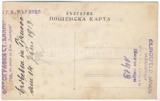 Veliko Tarnovo, Earthquake on June 1, 1913. Temporary camps and tents for the victims built by injur...