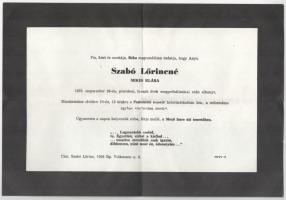 1978 Szabó Lőrinc (1900-1957) költő és feleségének, Szabó Lőrincné Mikes Klárának (1896-1978), a hal...