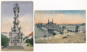 21 db RÉGI történelmi magyar város képeslap és fotólap vegyes minőségben / 21 pre-1945 historical Hu...