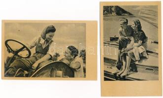 15 db MODERN postatiszta magyar szocreál motívum képeslap a Művészeti Alkotások kiadásában: szerelme...