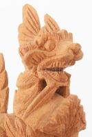 Faragott sárkány és bagoly figura, m: 7,5-11 cm