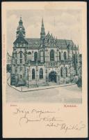 1902 Kézdi-Kovács László (1864-1942) festőművész, műkritikus autográf sorai a kassai dómot megörökít...