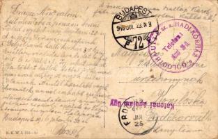 1916 Kaiser Franz Josef I / I. Ferenc József császár és király / Franz Joseph I of Austria. B.K.W.I....