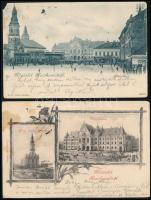 1899 Kézdi-Kovács László (1864-1942) festőművész, műkritikus autográf sorai családjához 2 db kecskem...