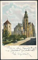 1902 Kézdi-Kovács László (1864-1942) festőművész, műkritikus autográf sorai a kassai dómot megörökít...