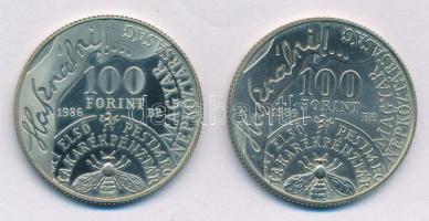 1986. 100Ft Cu-Ni-Zn "Fáy András" (2xklf) T:BU,UNC (eredetileg PP)
Adamo EM96
