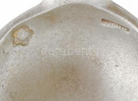 12 darabos ezüst (Ag) fagylaltos kanál garnitúra, jelzett, nettó: 379 g