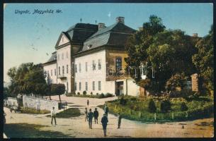 1914 Kézdi-Kovács László (1864-1942) festőművész, műkritikus ironikus, ungvári kiállítással kapcsola...