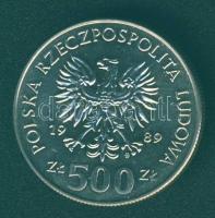 Lengyelország 1989. 100Zl "50 éve kezdődött a II. világháború" T:BU