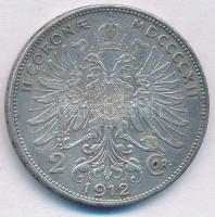 Ausztria 1912. 2K Ag "Ferenc József" T:XF,VF 
Austria 1912. 2 Corona Ag "Franz Josep...