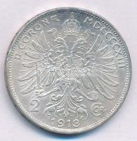Ausztria 1913. 2K Ag "Ferenc József" T:XF
Austria 1913. 2 Corona Ag "Franz Joseph&qu...