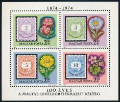 1974 100 éves a levélborítékrajzú bélyeg 19 db blokk (9.500)