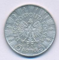 Lengyelország 1936. 5Zl Ag "Józef Pilsudski" T:XF ph.
Poland 1936. 5 Zlotych Ag Jozef Pil...