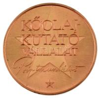 Lapis András (1942-) DN "Kőolajkutató Vállalat - Pártmunkáért" kétoldalas bronz emlékérem (42,5mm) T:AU