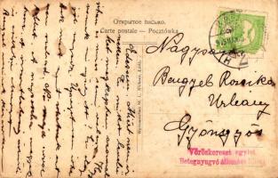 1915 Polnische Typen / Typy polskie / Polish folklore. M. L. Richner (Lódz) + "Vöröskereszt egy...