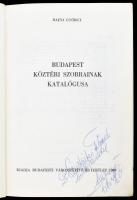 Rajna György: Budapest köztéri szobrainak katalógusa. A szerző, Rajna György (1913-1998) által DEDIK...