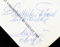 Rajna György: Budapest köztéri szobrainak katalógusa. A szerző, Rajna György (1913-1998) által DEDIK...