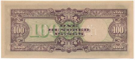 Fülöp-szigetek / Japán megszállás 1944. 100P T:AU
Philippines / Japanese Occupation 1944. 100 Pesos...