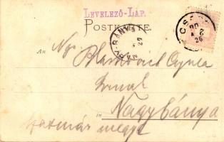 1899 (Vorläufer) Horse racing, horse racecourse. Verlag von L. Schaller s: E. Ostermayer (fl)