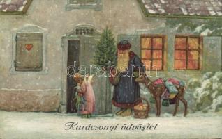 Christmas Santa litho (Rb)