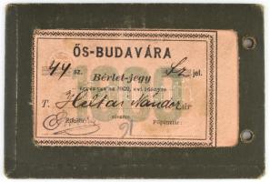 cca 1896 Ősbudavára fényképe bérlet