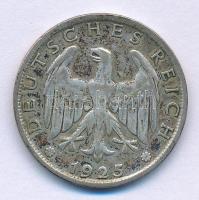 Német Birodalom / Weimar Köztársaság 1925D 1M Ag T:XF,VF patina German Empire / Weimar Republic 1925...