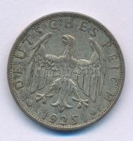 Német Birodalom / Weimari Köztársaság 1925A 2M Ag T:XF,VF patina German Empire / Weimar Republic 192...
