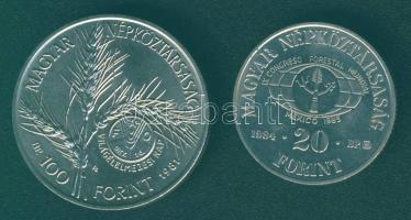 1981. 100Ft "FAO" + 1984. 20Ft "FAO" T:BU