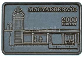 2021. 2000Ft Cu-Ni "Milleniumi Földalatti Vasút" kapszulában T:UNC Adamo EM437