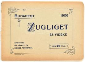 Eperjessy István: Zugliget és vidéke. Budapest nyaraló és kiránduló helye. Útmutató és térkép a kirándulók részére. Bp.,1906, Budapest-Zugliget Egyesület, (Athenaeum-ny.),70 térkép illusztrációval +10 p reklámok, menetrendek. Kiadói papírkötés, hátsó borító nélkül