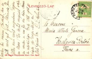 1907 Vágzsigmondháza, Zsigmondháza, Orlové (Vágbeszterce, Povazská Bystrica); Balassa (Hohenlohe) ka...