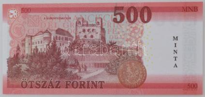 2022. 500Ft "EM 0000646" "MINTA" felülnyomással T:UNC / Hungary 2022. 500 Forint...