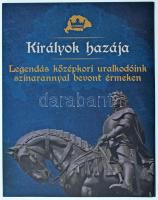 ifj. Szlávics László (1959-) 2019. "Hunyadi Mátyás 1464-1490. / A koronázás 555. évfordulója" aranyozott Cu-Ni emlékérem, "Királyok hazája" gyűjtői mappában, kapszulában T:PP