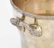 Argenta Monte Carlo ezüstözött alpakka jégvödör. Jelzett, kopással, m: 20,5 cm