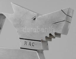 cca 1970/80 Francia pop-art szobor pár: Ric és Rac. Pol Rab (1898-1933) francia tervező által 1920-a...