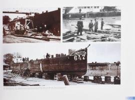 Slovenské lodenice Komárno. 100 rokov stavby lodí. (A 100 éves komáromi hajógyár története). Komárno...