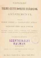 Népszerű természettudományi előadások gyűjteménye. Kilencedik kötet, 1886-ik évfolyam. Szerk.: Fodor József, Paszlavszky József. Benne Örley László Gothárd Jenő, Konkoly Miklós Chyzer Kornél és Laufenauer Károly előadásaival. Közte: Dr. Chyzer Kornél: A magyar fürdőkről. Egészoldalas fekete-fehér illusztrációkkal, (Herkulesfürdő, Bártfai fürdő, Tátra (több!), Trencsén-Teplicz, Bp., 1886., Kir. M. Természettudományi Társulat,4+29+3+72+42+2+72 p.+1 (Bártfa fürdő) t.+47 p. Szövegközti és egészoldalas rajzokkal illusztrált. Korabeli aranyozott álbordás gerincű félbőr-kötés, kopott borítóval, a gerincen és az elülső táblán sérülésnyommal.