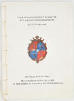 Az Országos Széchényi Könyvtár és a Magyar Nemzeti Múzeum alapító okirata. Bp., 2002, OSZK (Szentendre, Vincze László és Fiai Papírmerítő Műhely). Kiadói zsinórfűzéses kötésben, merített papíron, 41,5x30 cm.