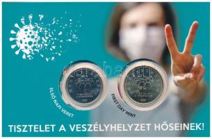 2020. 10Ft Cu-Ni + 20Ft Cu-Ni-Zn "Tisztelet a hősöknek" elsőnapi veret, sorszámozott &quot...