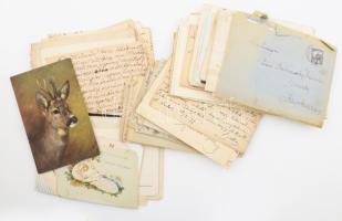 cca 1850-1920 A báró Radvánszky család (Sajókaza) levél és fotó hagyatéka: családtagok közöttük Radvánszky Kálmán hivatalos és magán levelezése, családi fotók, össz. közel 100 db