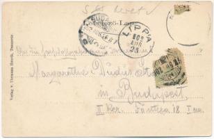 1902 Temesvár, Timisoara; Ferenc József színház. Uhrmann Henrik kiadása / theatre. Art Nouveau litho