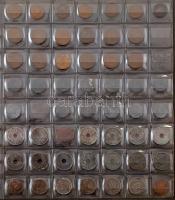 154db-os vegyes, magyar és külföldi érmetétel 2db használt állapotú berakóban T:vegyes
154pcs mixed...