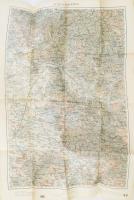 -  cca 1915 Szatmárnémeti Erdély (Satu Mare) katonai térkép, 1 : 200.000, K.u.k. militär-geographisches Institut, , 64x46 cm