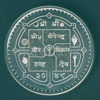 Nepál 1992. 500R Ag "Olimpia-boksz" T:exPP